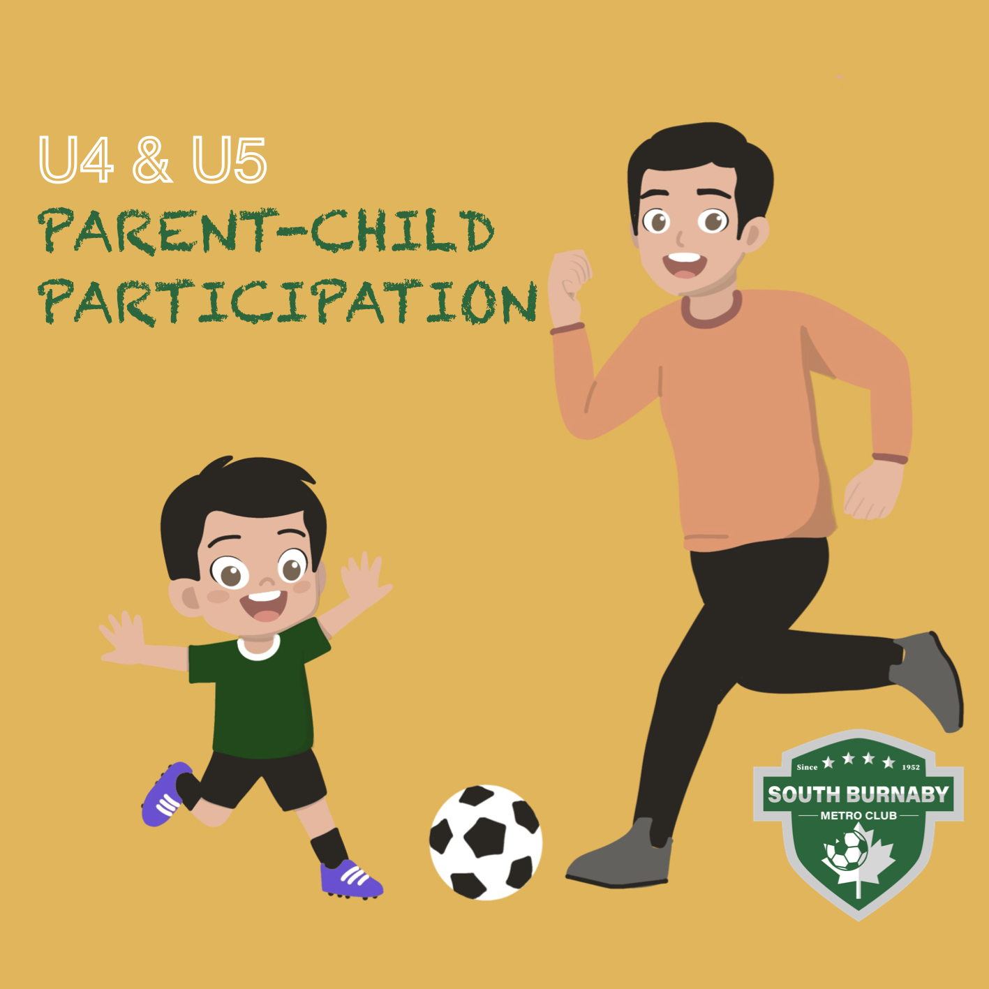 U4 and U5 Programs: Parents, Get Ready to Play! – South Burnaby Metro Club